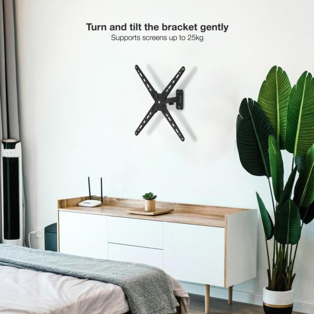 TooQ - LP1355TN-B soporte para TV 139,7 cm (55") Negro