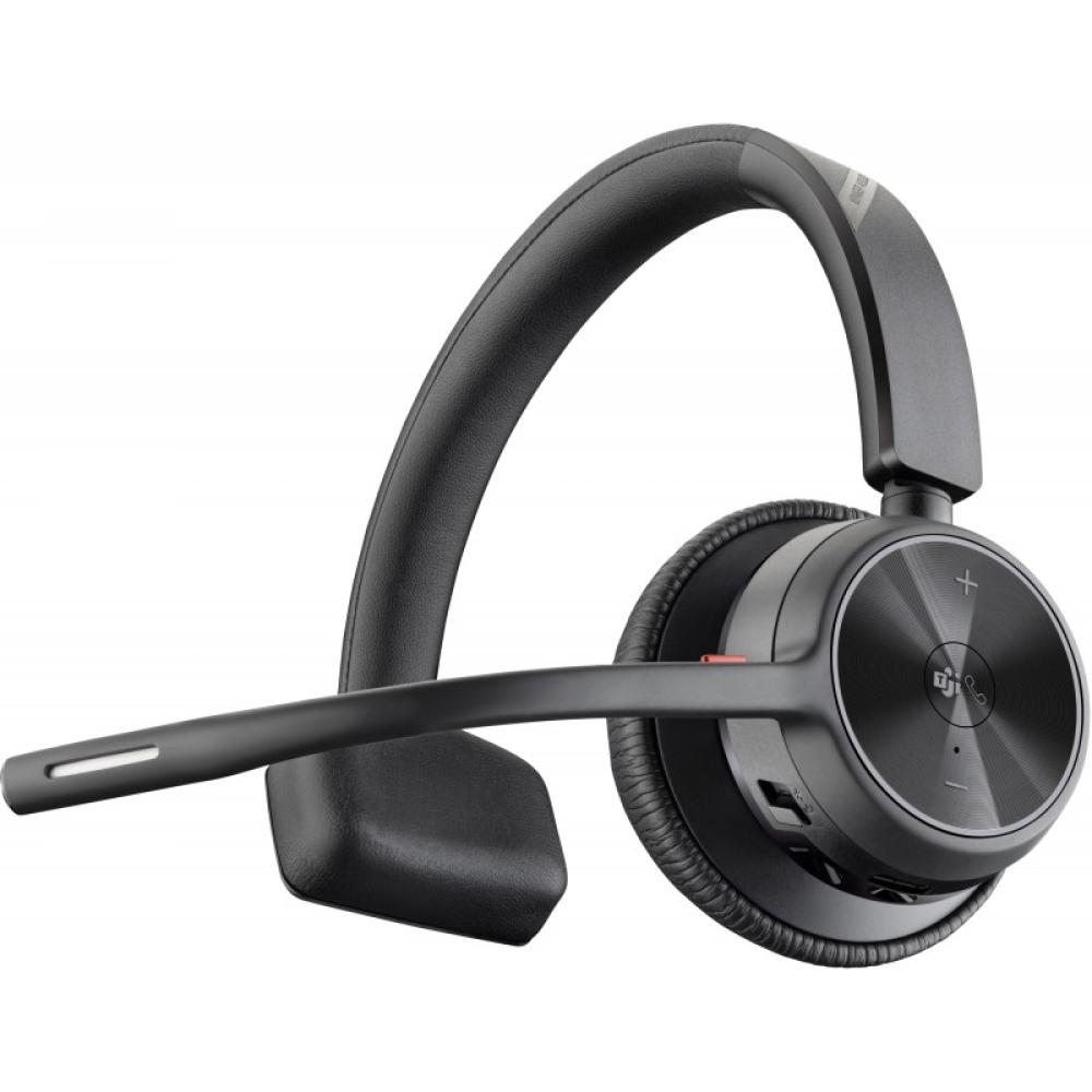 HP Poly - Auriculares Poly Voyager 4310-M USB-C con certificación para Microsoft Teams + llave BT700 + soporte de carga