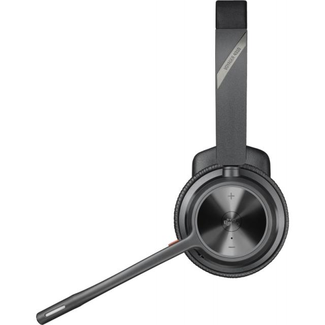 HP Poly - Auriculares Poly Voyager 4310-M USB-C con certificación para Microsoft Teams + llave BT700 + soporte de carga