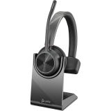 HP Poly - Auriculares Poly Voyager 4310-M USB-C con certificación para Microsoft Teams + llave BT700 + soporte de carga