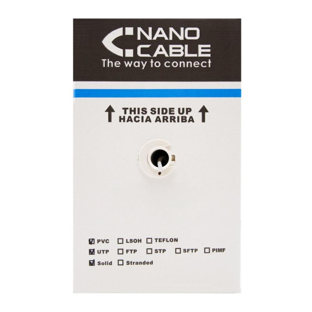 Nanocable - CABLE RED RJ45 CAT.5E UTP FLEXIBLE AWG24, 305 M