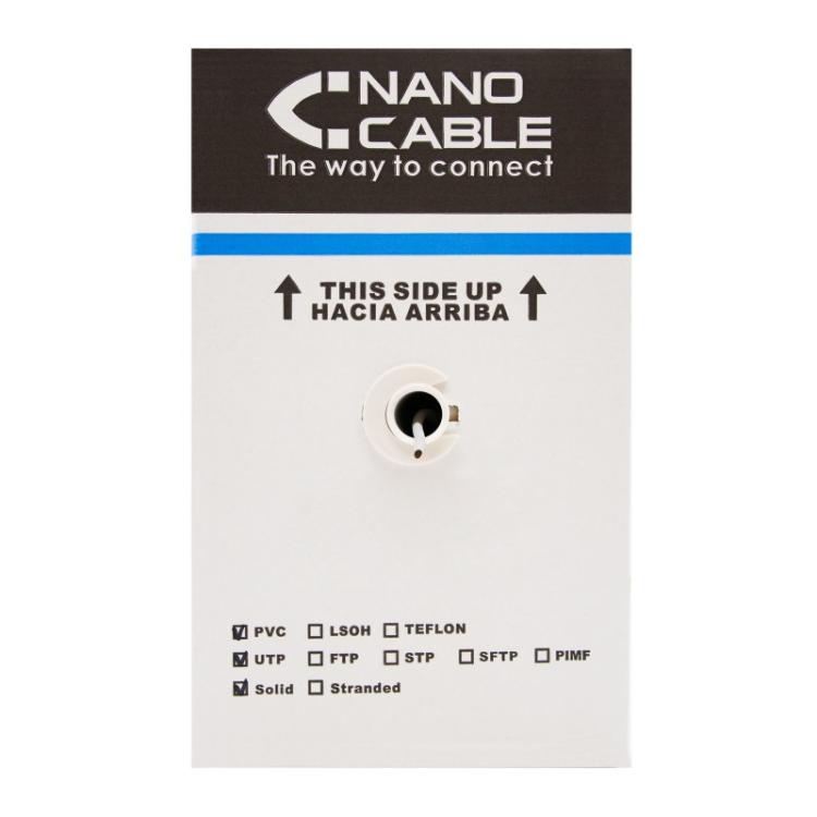 Nanocable - CABLE RED RJ45 CAT.5E UTP FLEXIBLE AWG24, 305 M