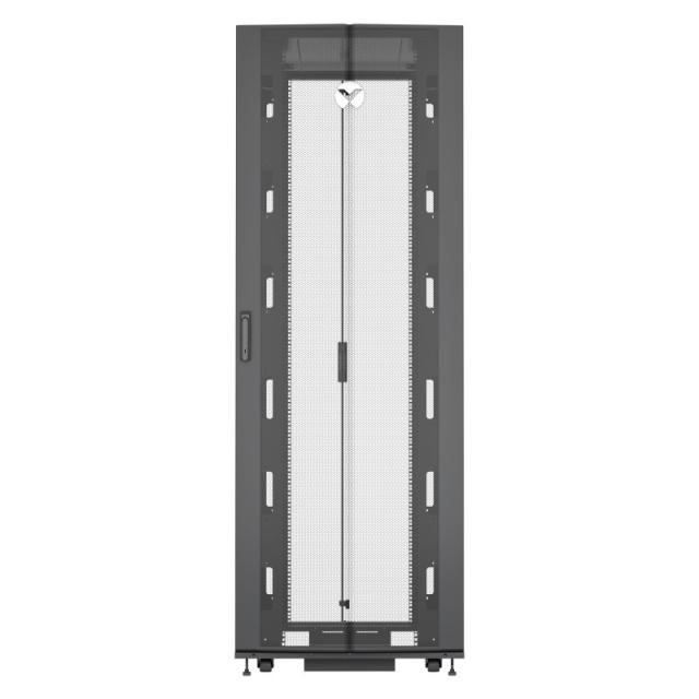 Vertiv - VR3357 armario rack 48U Rack o bastidor independiente Negro, Transparente