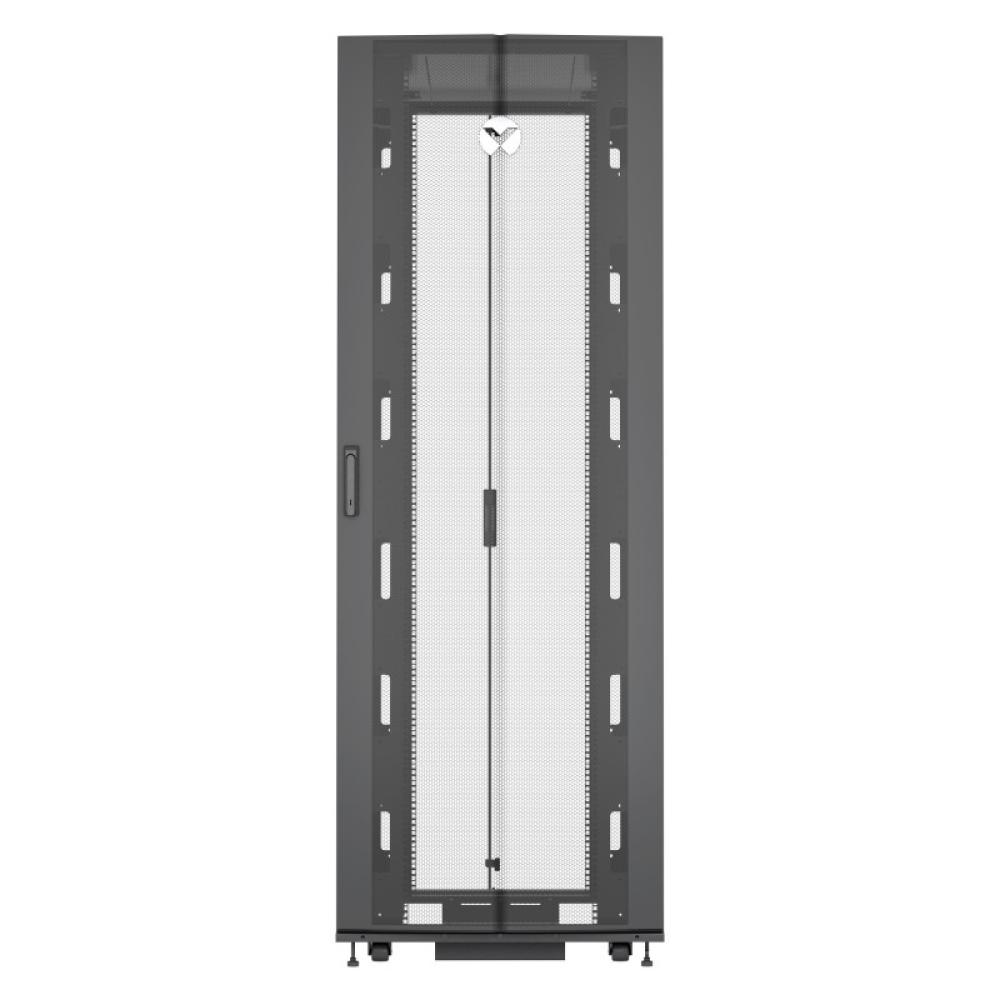 Vertiv - VR3357 armario rack 48U Rack o bastidor independiente Negro, Transparente