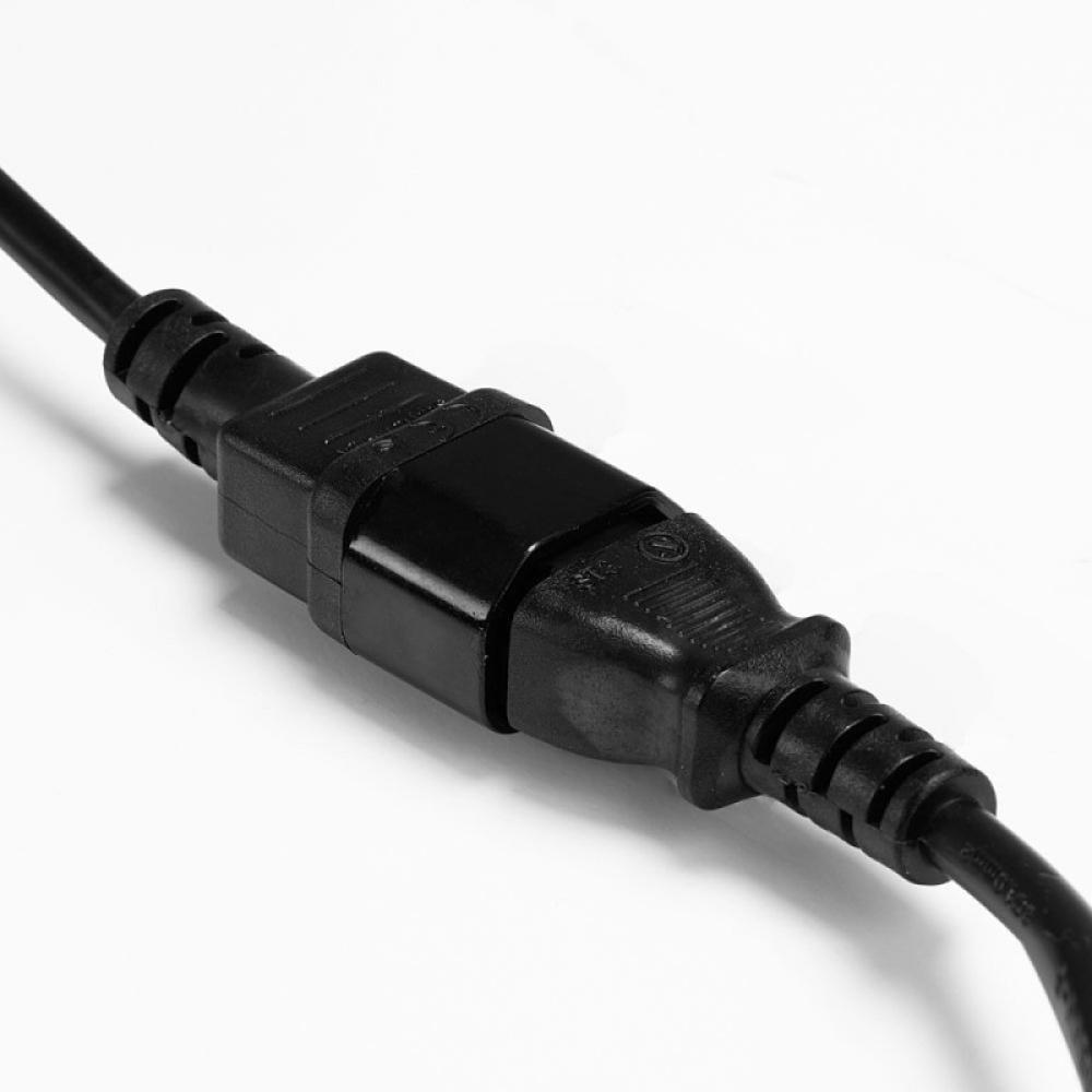 Lindy - 30321 cable de transmisión Negro 1 m C14 acoplador C13 acoplador