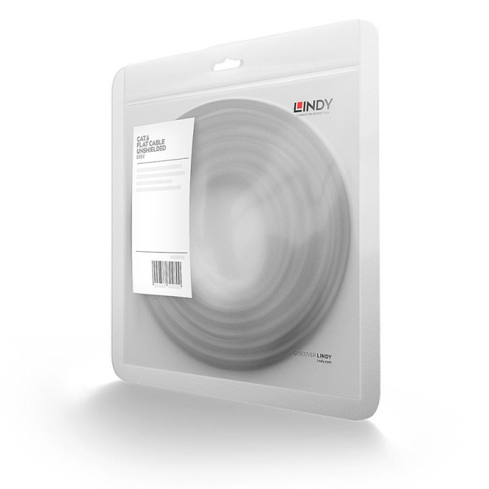 Lindy - 47490 cable de red Gris 0,3 m Cat6 U/UTP (UTP)