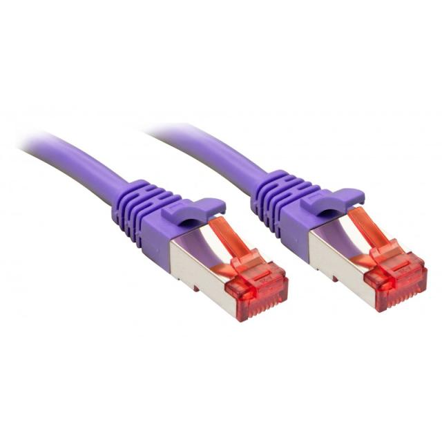 Lindy - 47825 cable de red Púrpura 3 m Cat6 S/FTP (S-STP)