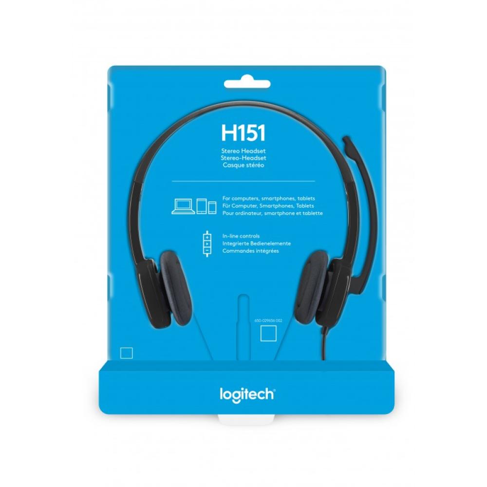 Logitech - 981-000589 auricular y casco Auriculares Alámbrico Diadema Oficina/Centro de llamadas Negro