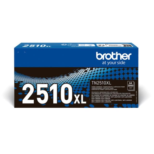 Brother - TN-2510XL cartucho de tóner 1 pieza(s) Original Negro