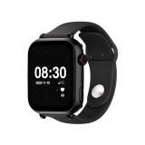 SaveFamily - Correa Recambio Silicona Negra Compatible con los modelos SaveWatch + Senior Enjoy Superior