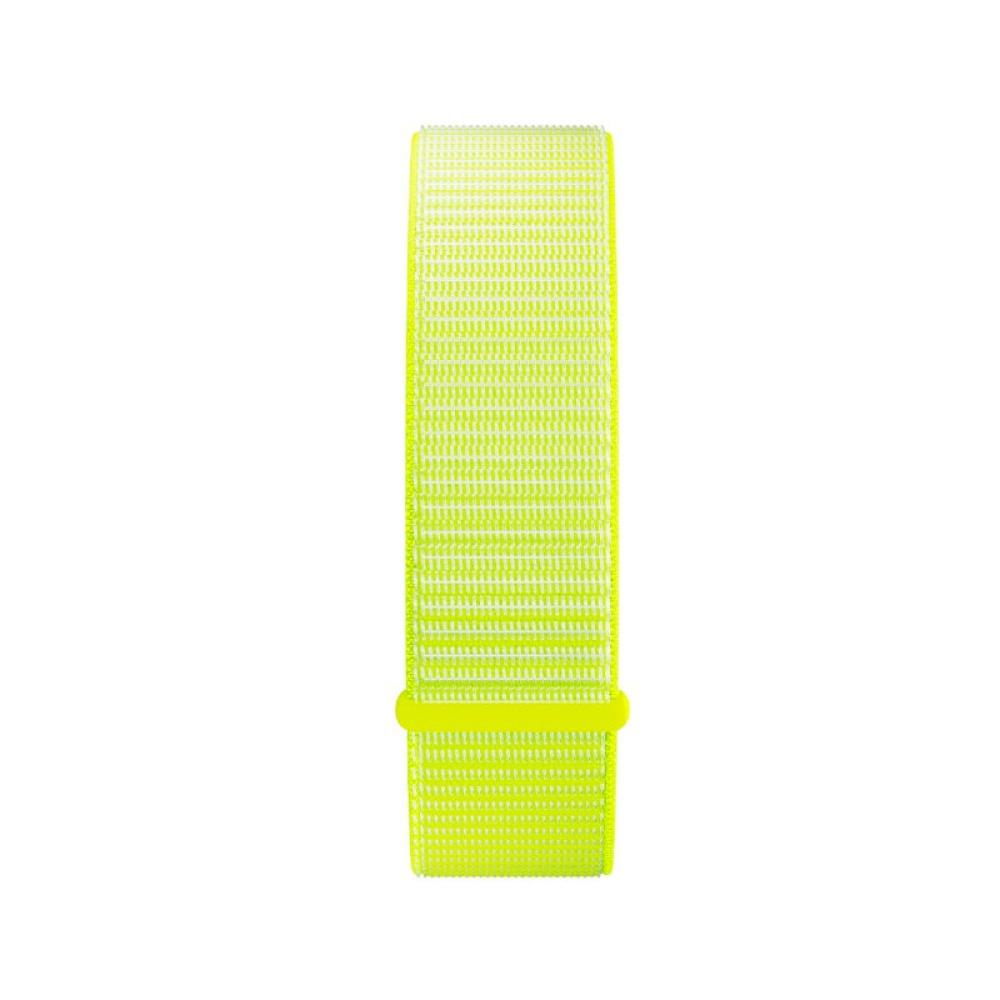SaveFamily - Correa Recambio Tela Amarillo Fluor Compatible con los modelos SaveWatch + Senior Enjoy Superior
