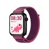 SaveFamily - Correa Recambio Tela Frambuesa Compatible con los modelos SaveWatch + Senior Enjoy Superior