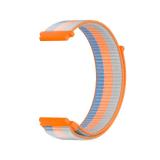SaveFamily - Correa Recambio Tela Rayas Naranja Compatible con los modelos SaveWatch + Senior Enjoy Superior