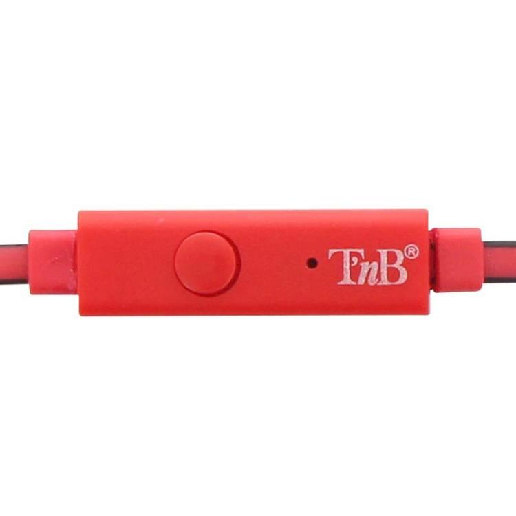 T''nB - ESBCRD auricular y casco Auriculares Alámbrico Dentro de oído Rojo
