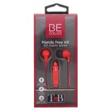 T''nB - ESBCRD auricular y casco Auriculares Alámbrico Dentro de oído Rojo