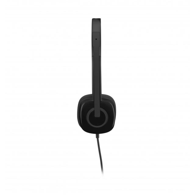 Logitech - 981-000589 auricular y casco Auriculares Alámbrico Diadema Oficina/Centro de llamadas Negro