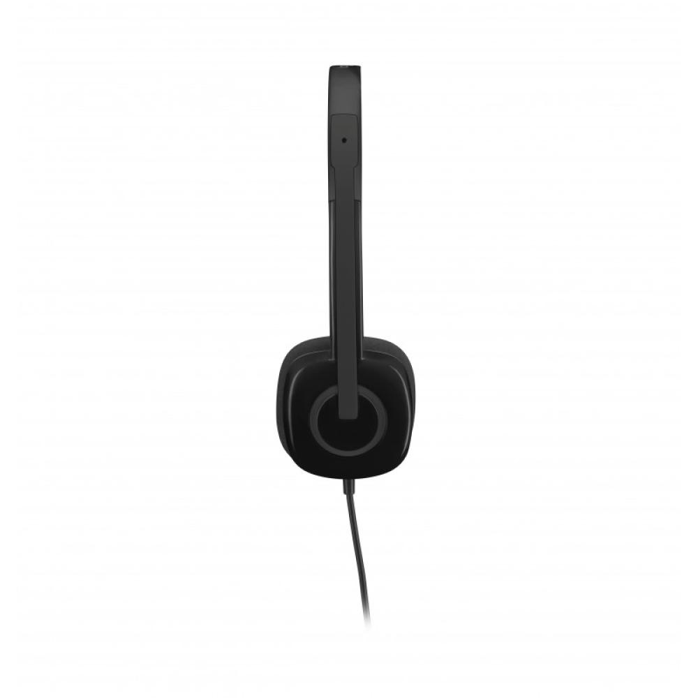 Logitech - 981-000589 auricular y casco Auriculares Alámbrico Diadema Oficina/Centro de llamadas Negro