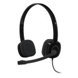 Logitech - 981-000589 auricular y casco Auriculares Alámbrico Diadema Oficina/Centro de llamadas Negro