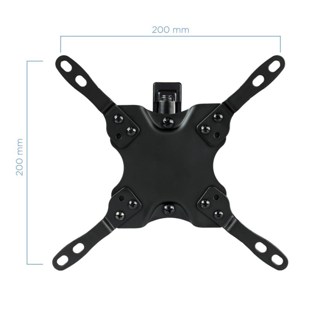 TooQ - LP2142TNL-B soporte para TV 106,7 cm (42") Negro