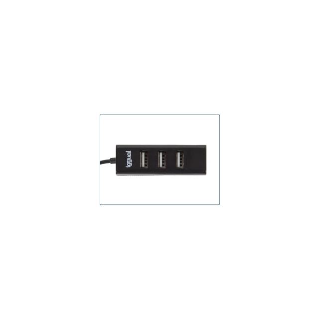 iggual - Hub USB 2.0 x 4 puertos HUB-A-4p