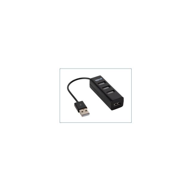iggual - Hub USB 2.0 x 4 puertos HUB-A-4p