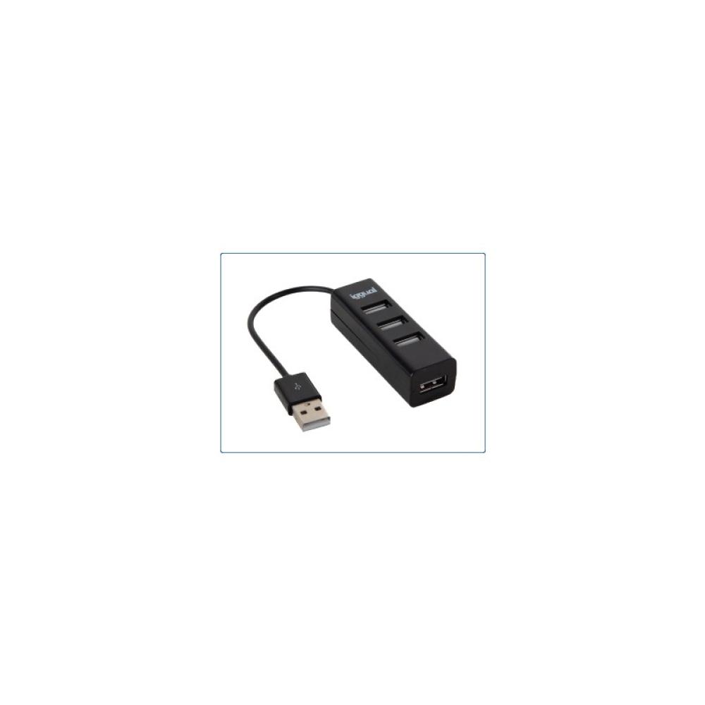 iggual - Hub USB 2.0 x 4 puertos HUB-A-4p
