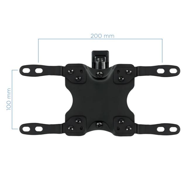 TooQ - LP2142TNL-B soporte para TV 106,7 cm (42") Negro