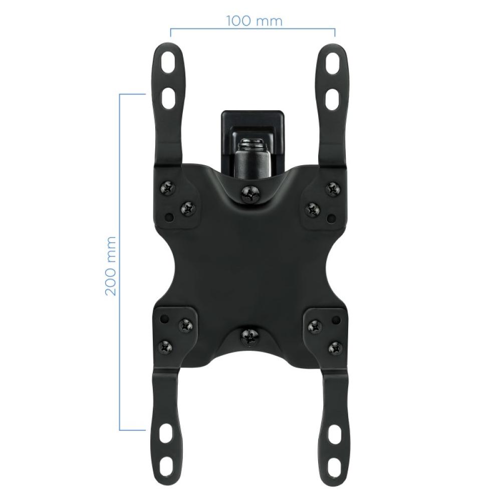 TooQ - LP2142TNL-B soporte para TV 106,7 cm (42") Negro