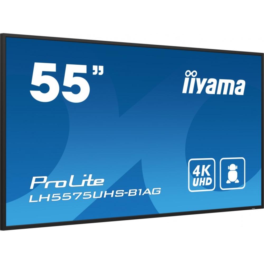 iiyama - LH5575UHS-B1AG pantalla de señalización Pantalla plana para señalización digital 138,7 cm (54.6") LCD Wifi 500 cd / m²