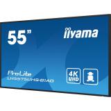 iiyama - LH5575UHS-B1AG pantalla de señalización Pantalla plana para señalización digital 138,7 cm (54.6") LCD Wifi 500 cd / m²