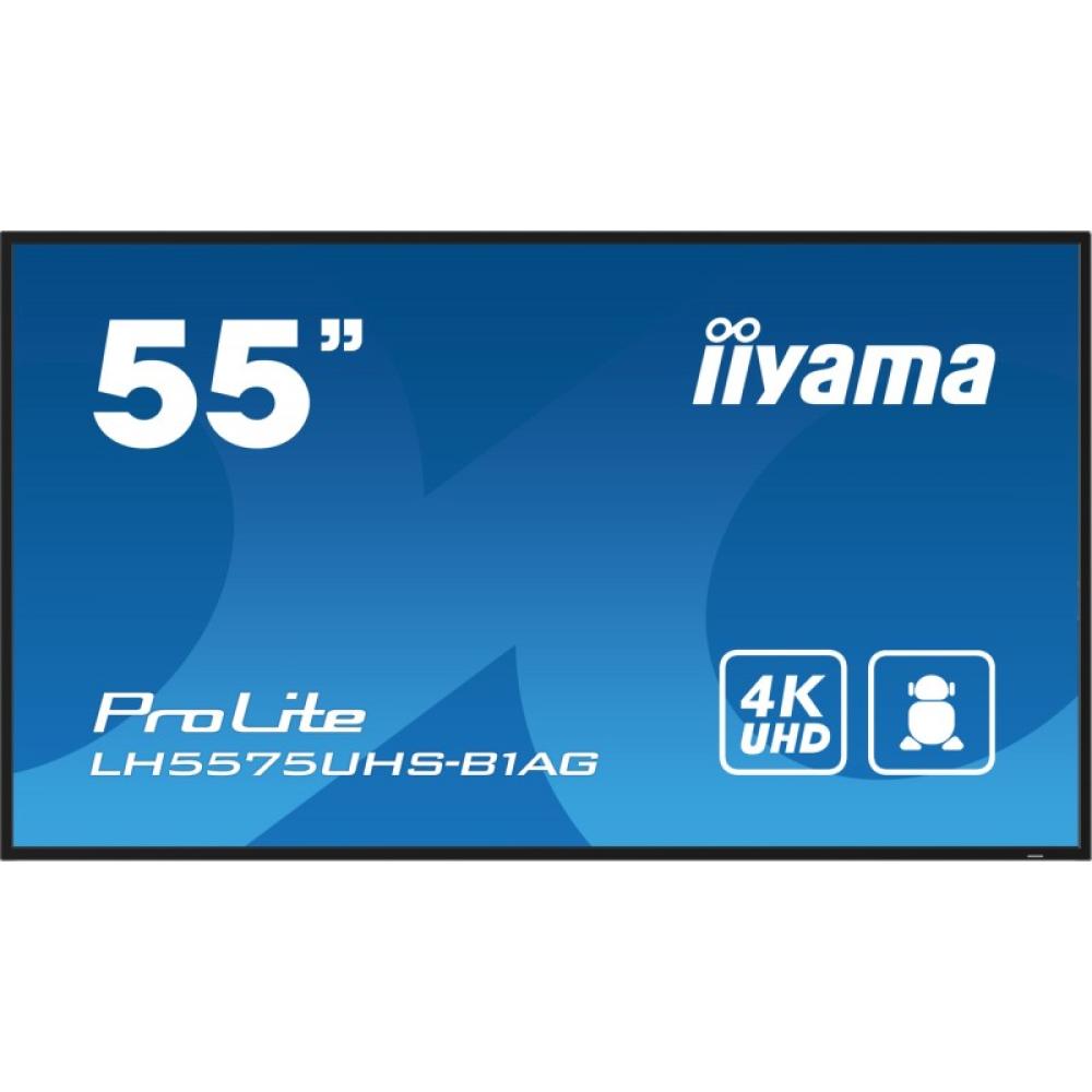 iiyama - LH5575UHS-B1AG pantalla de señalización Pantalla plana para señalización digital 138,7 cm (54.6") LCD Wifi 500 cd / m²
