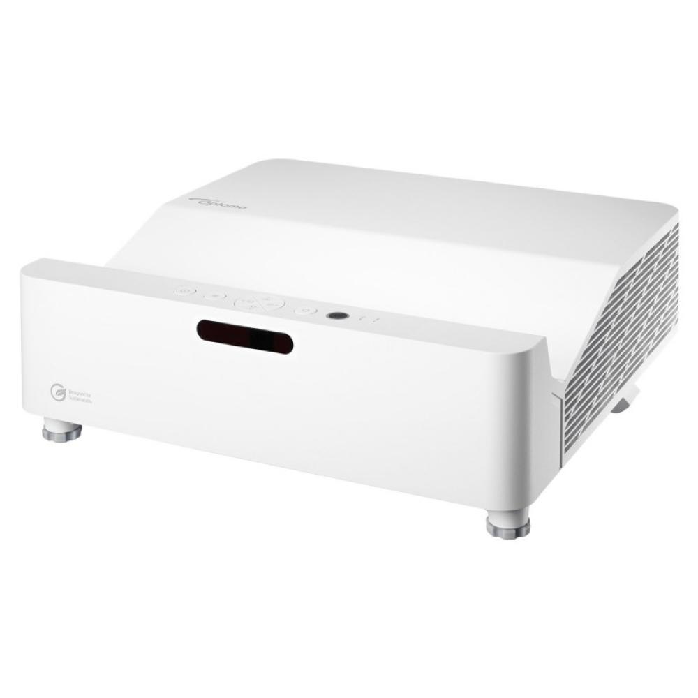 Optoma - ZW410UST videoproyector Proyector de alcance ultracorto 4000 lúmenes ANSI DLP WXGA (1280x800) 3D Blanco