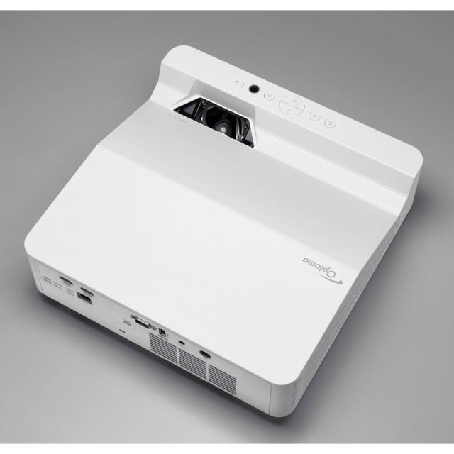 Optoma - ZW410UST videoproyector Proyector de alcance ultracorto 4000 lúmenes ANSI DLP WXGA (1280x800) 3D Blanco