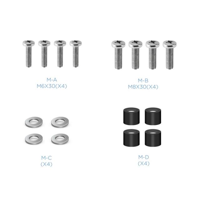 TooQ - LP4170F-B soporte para TV 177,8 cm (70") Negro