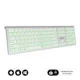 SUBBLIM - Teclado Bluetooth/2.4G Master iluminado Ext P/B