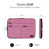SUBBLIM - Funda Air Padding 360 Sleeve 13,3-14" Pink