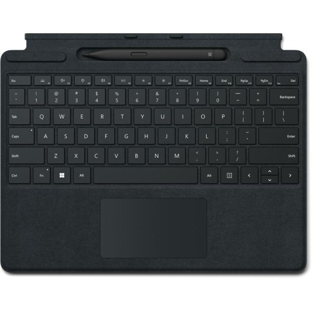Microsoft - Surface Pro Signature Keyboard w/ Slim Pen 2 Español Microsoft Cover port Negro