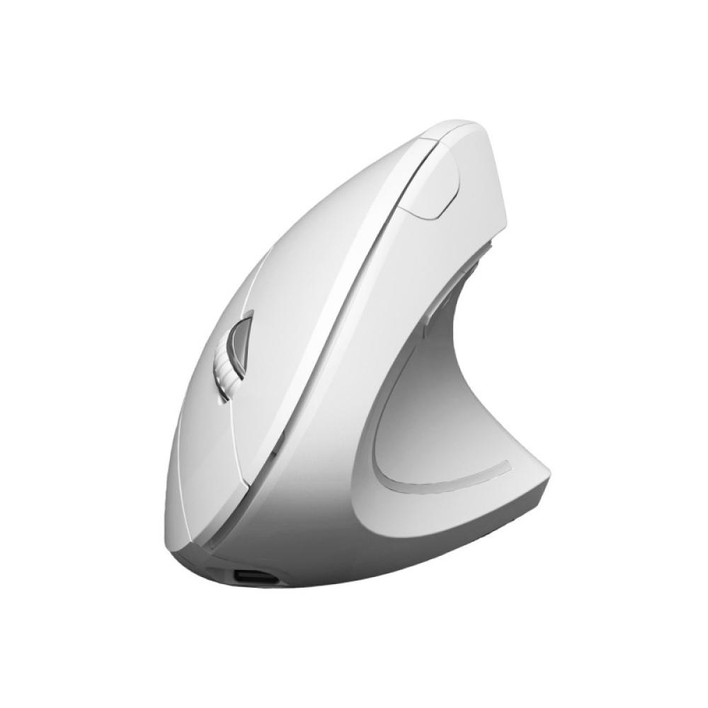 SUBBLIM - Ratón GLIDE VERTICAL ERGO DUAL MOUSE BATTERY WHITE