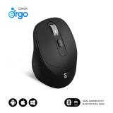 SUBBLIM - Ratón CURVE ERGO DUAL MOUSE BATTERY BLACK - SUBMO-EDCON01