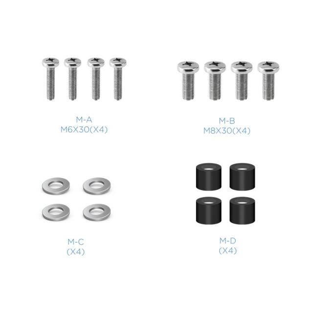 TooQ - LP4155F-B soporte para TV 139,7 cm (55") Negro