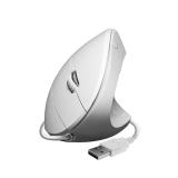 SUBBLIM - Ratón GLIDE VERTICAL ERGO WIRED MOUSE WHITE