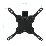 TooQ - LP2042TNL-B soporte para TV 106,7 cm (42") Negro