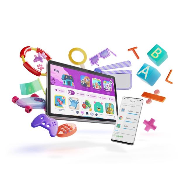 Lenovo - Tab Plus Mediatek 128 GB 29,2 cm (11.5") 8 GB Wi-Fi 5 (802.11ac) Android 14 Gris