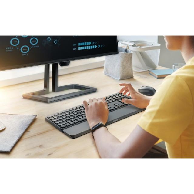 Philips - 6000 series SPT6607B/16 teclado Ratón incluido Universal RF Wireless + Bluetooth Negro