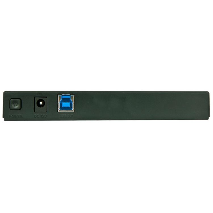 Lindy - 43228 hub de interfaz USB 3.2 Gen 1 (3.1 Gen 1) Type-A 5000 Mbit/s Negro