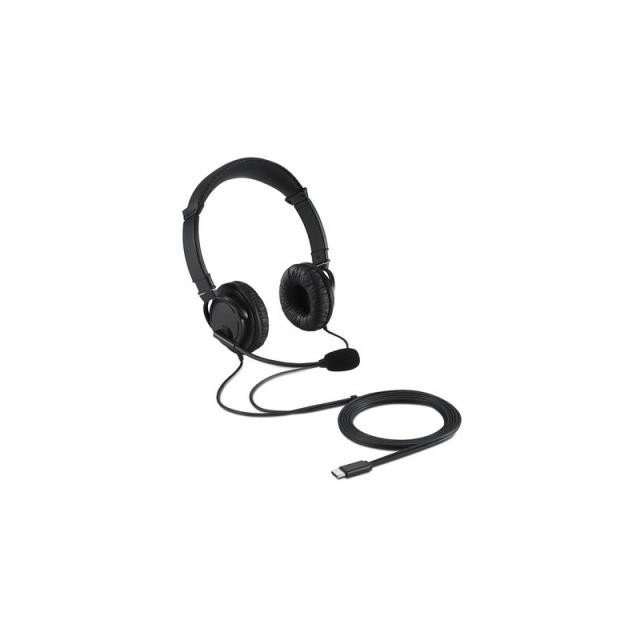 Kensington - Auriculares USB-C clásicos con micrófono