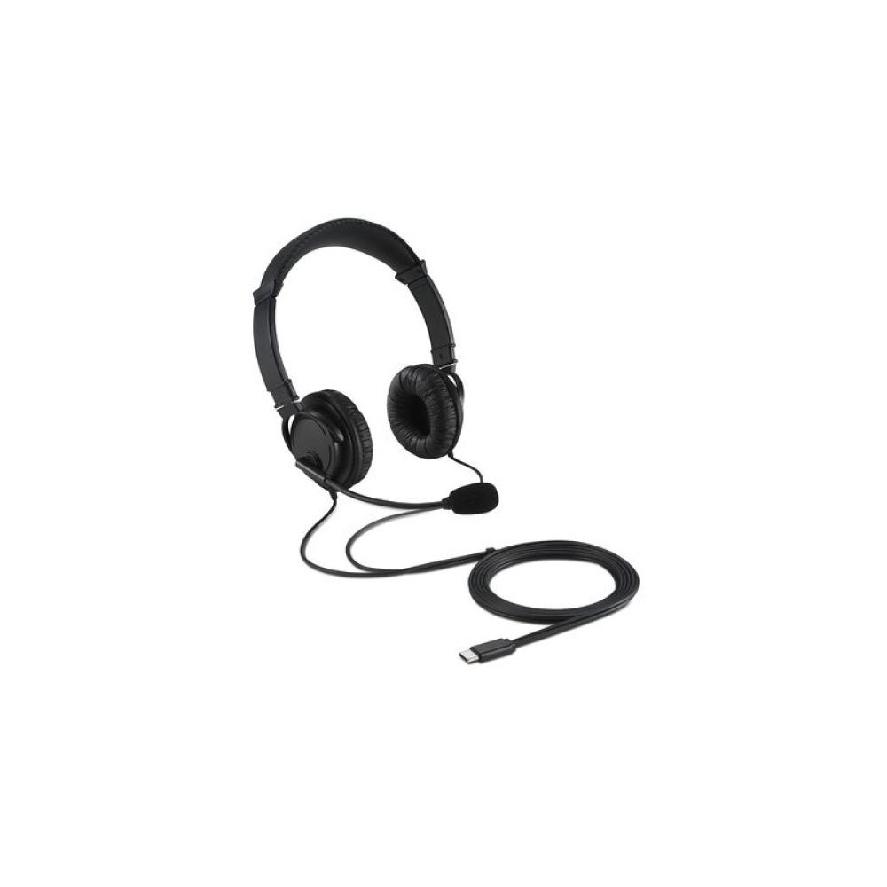 Kensington - Auriculares USB-C clásicos con micrófono