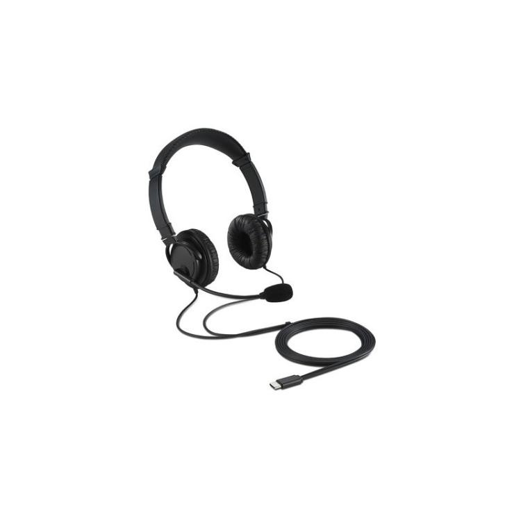 Kensington - Auriculares USB-C clásicos con micrófono