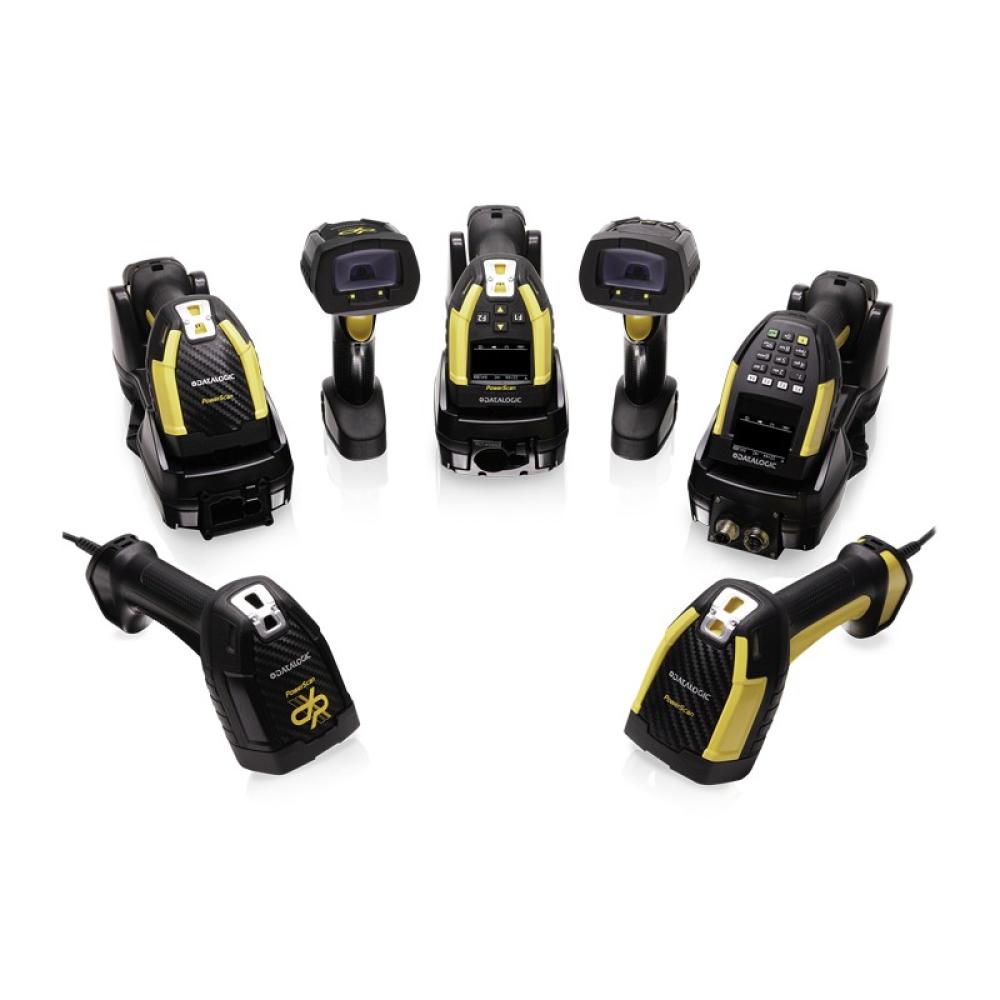 Datalogic - PM9600-AR433RBK10 lector de código de barras Lector de códigos de barras portátil 1D/2D Negro, Amarillo