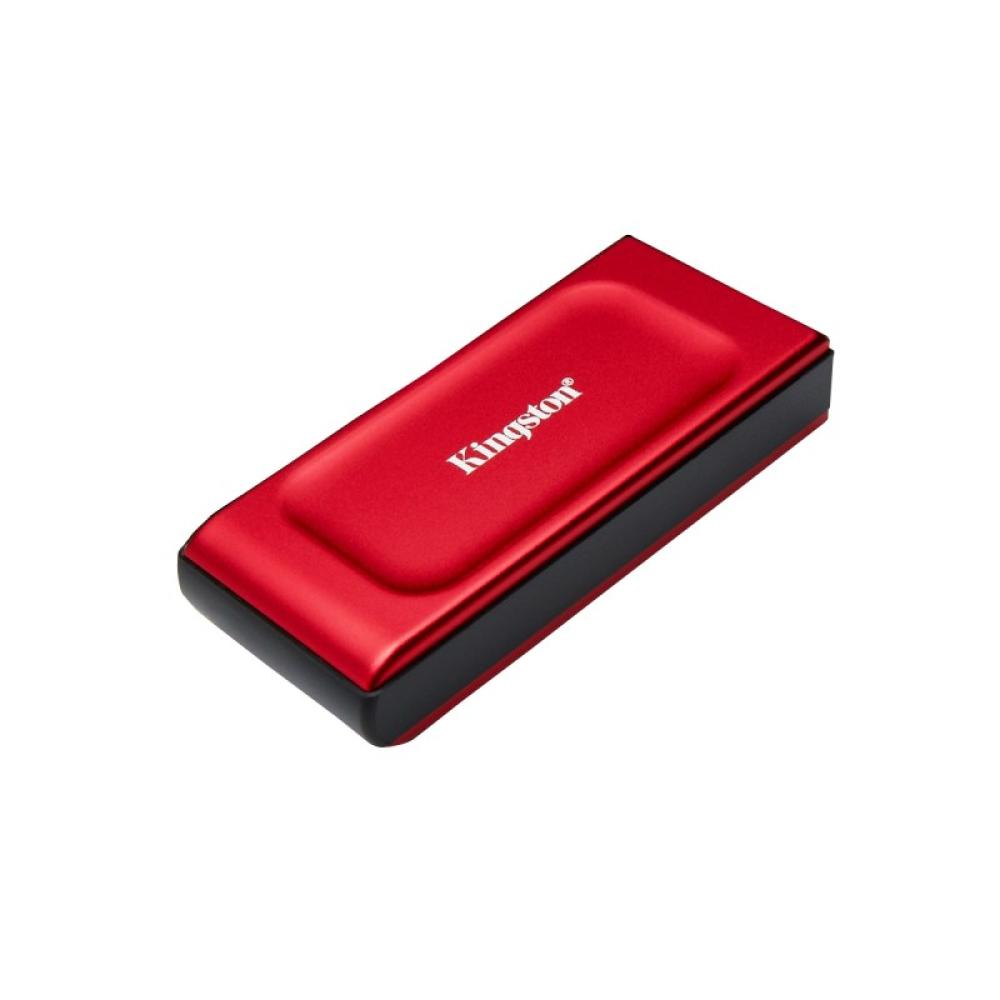 Kingston Technology - 1TB SSD externo XS1000 USB 3.2 Gen 2, Rojo